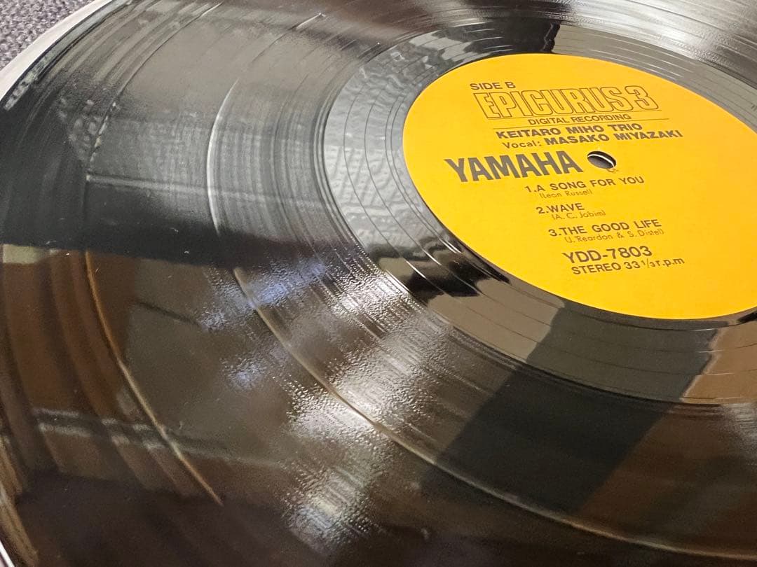 非売品 YDD-7803 EPICURUS 3 三保敬太郎/宮崎正子 1978年