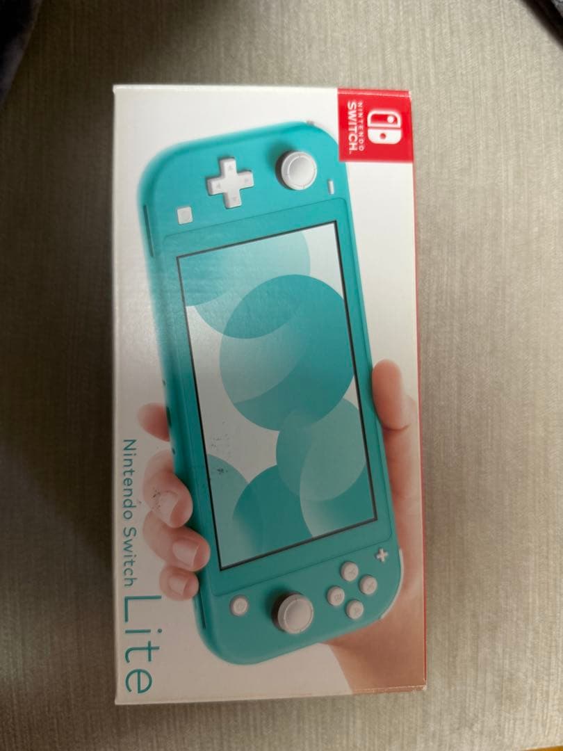 Nintendo Switch Lite ターコイズ (箱、充電器、ケース付き)