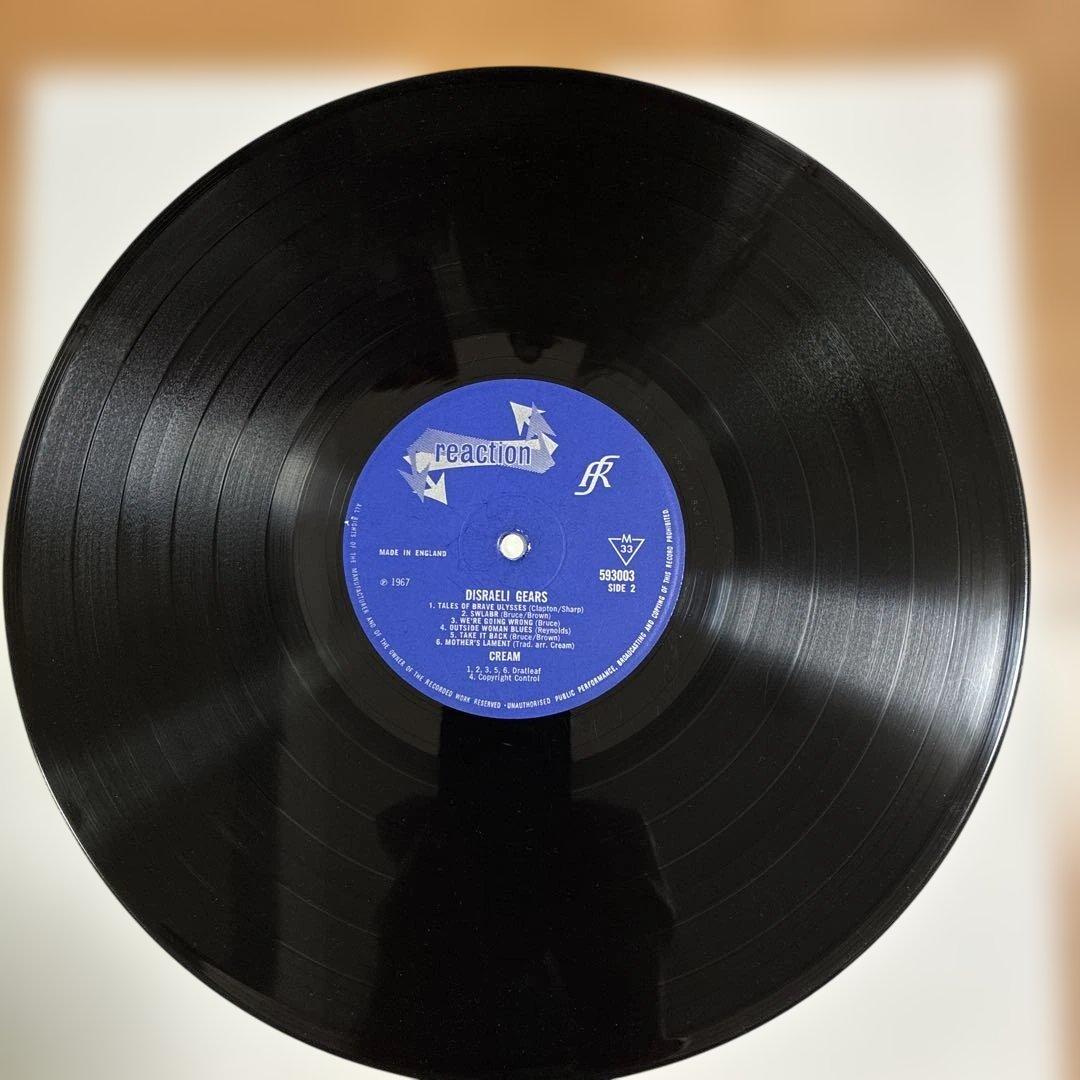 クリーム 名盤 レコード カラフルクリーム UKオリジナルモノ盤