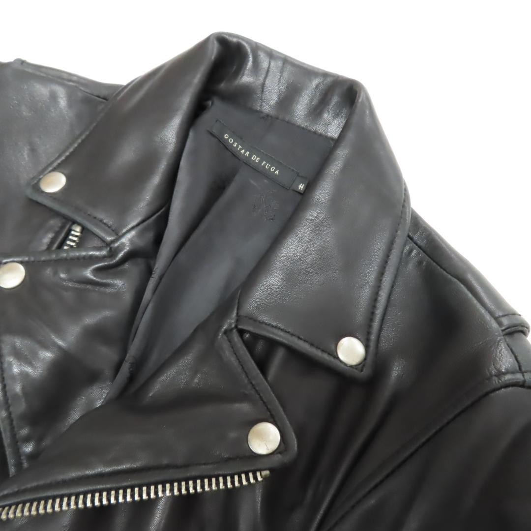 GOSTAR DE FUGA 羊革 本革 レザー ダブル ライダース ジャケット