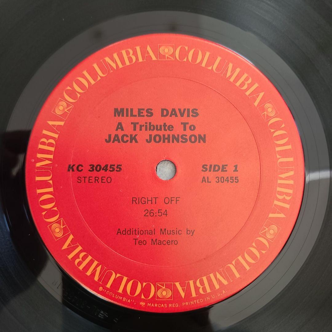★ジャケ変更後ＵＳ盤 両面マト１★『ジャック・ジョンソン』Miles Davis