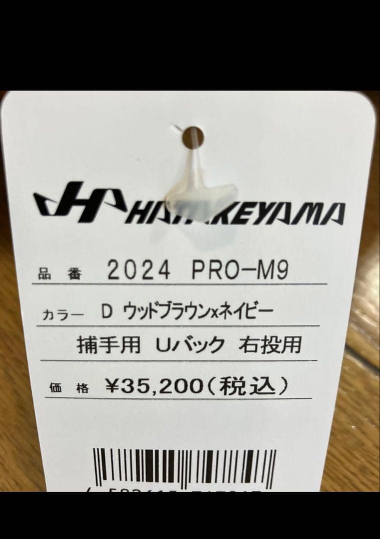 ハタケヤマ　軟式キャッチャーミット　M9型
