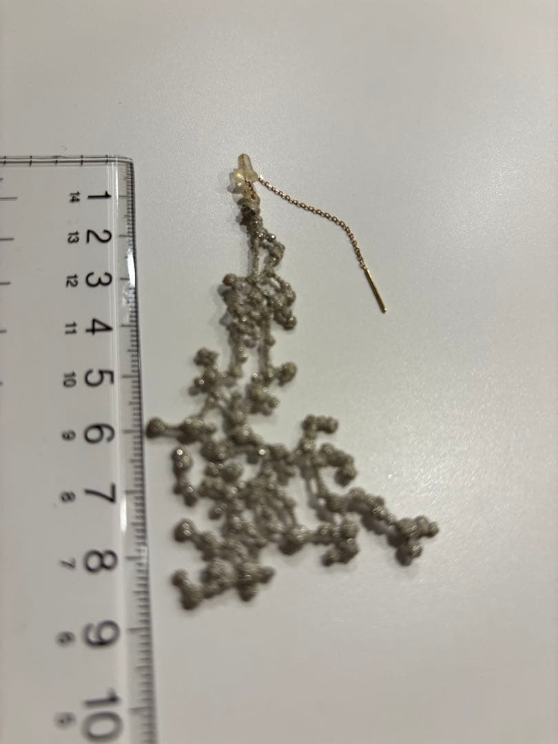 mini perhonen シルバー フラワーピアス 片耳用