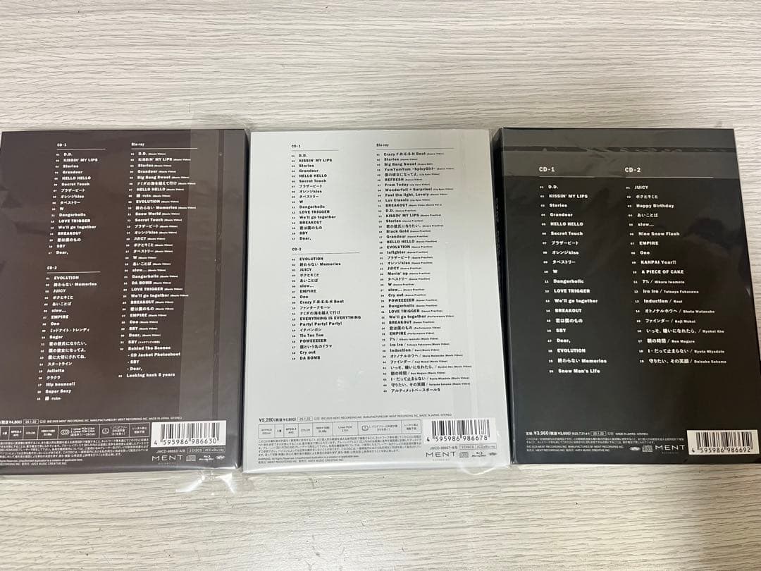  Man THE BEST 2020-2025 初回限定盤A/B/通常盤