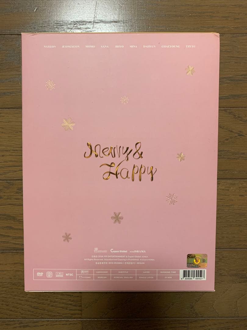 K-POP・アジア twice monograph merry&happy