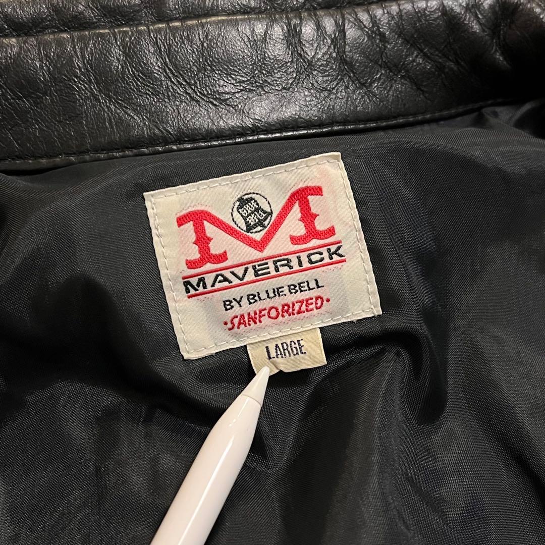 ジャケット・アウター MAVERICK 90s leather Western shirt