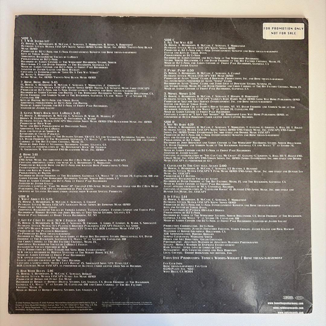 Bone Thugs-N-Harmony 2LPレコード 2枚セット