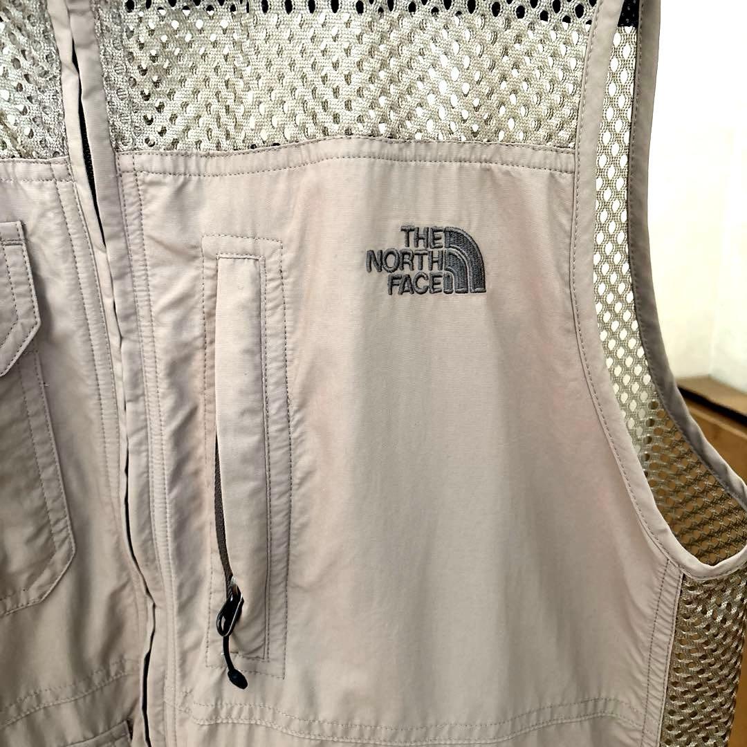 ノースフェイス　キャンプ　フィッシュ　メッシュベスト