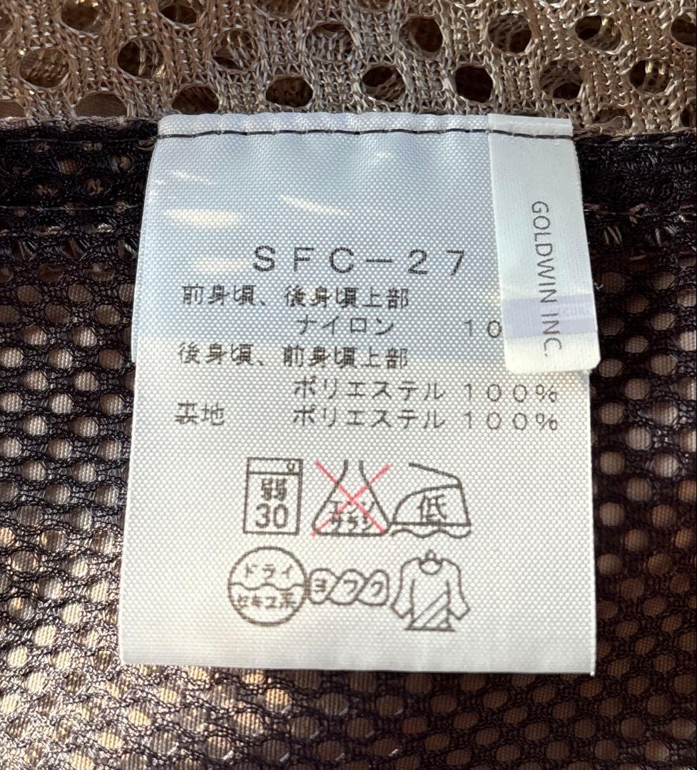 ノースフェイス　キャンプ　フィッシュ　メッシュベスト