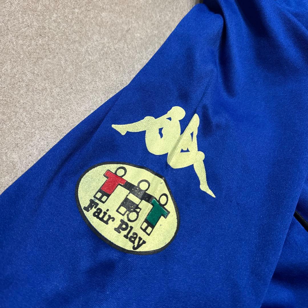 サッカー　イタリア代表　ロンt 長袖tシャツ　ユニセックス　ビンテージ　青