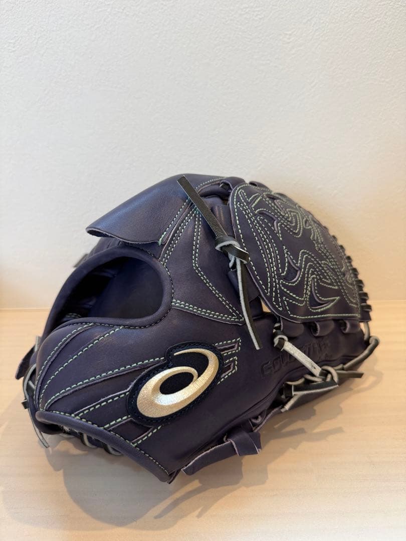アシックス 新品未使用型付済み　軟式投手用　ゴールドステージipro