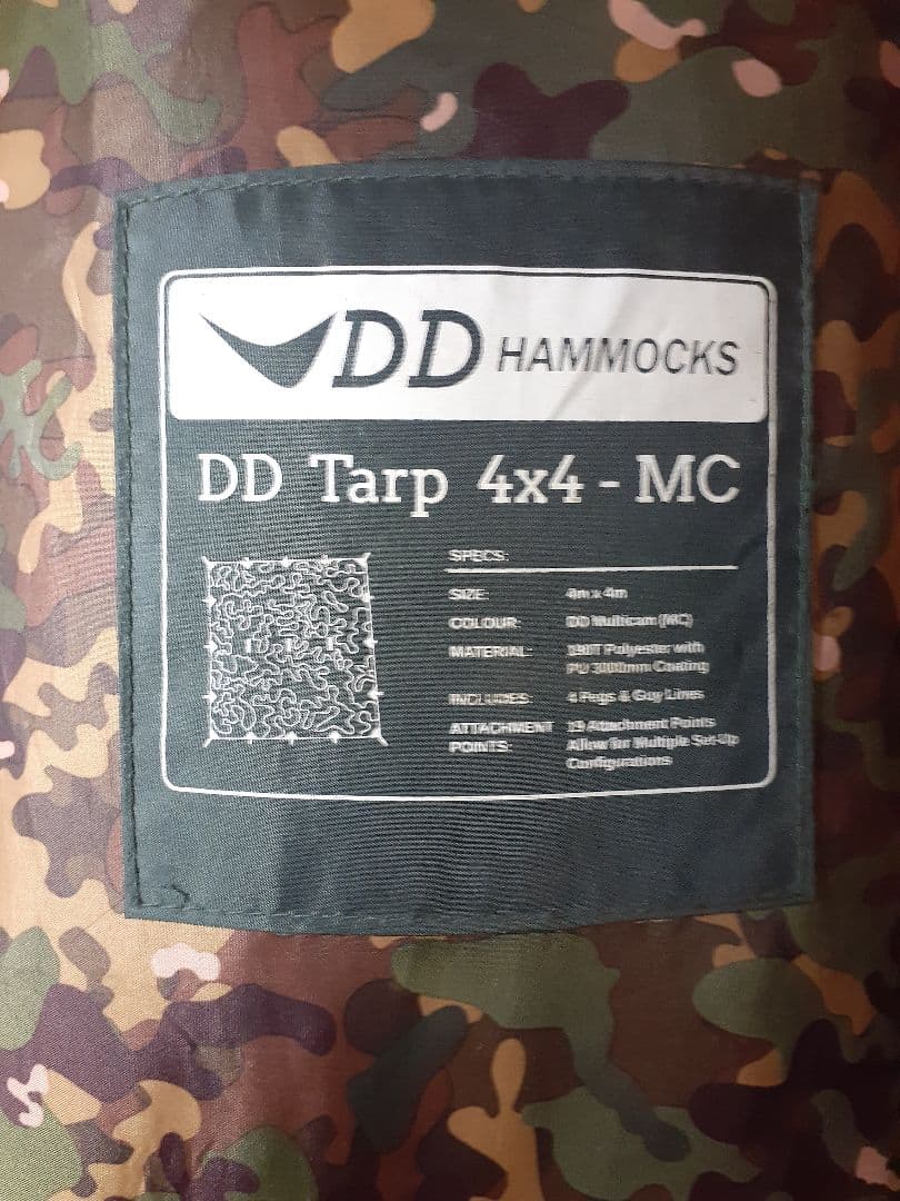 DD Tarp 4x4 - MC マルチカモフラージュ