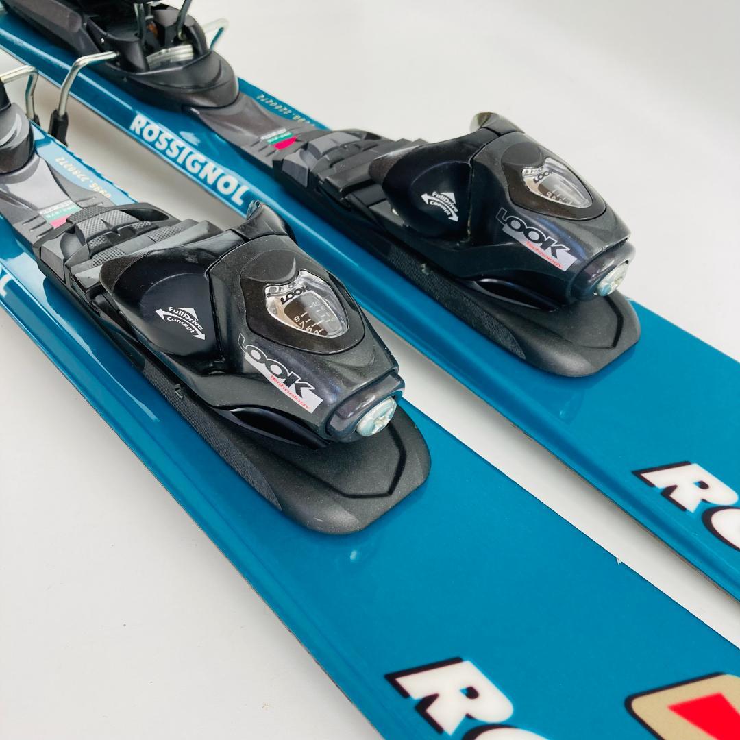 ロシニョール 4S MINI ショートスキー LOOK ビンディング付 ブルー