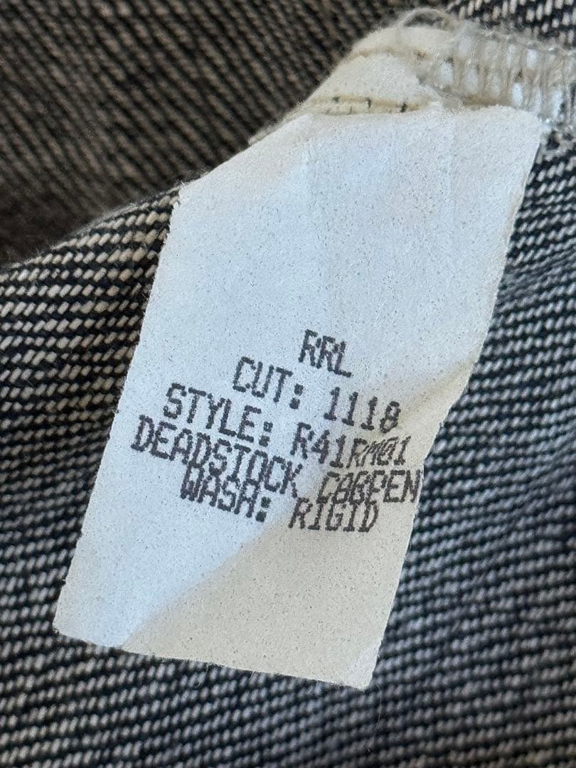 RRL ダブルアールエル WAIST OVERALLS Lot R31 デニム