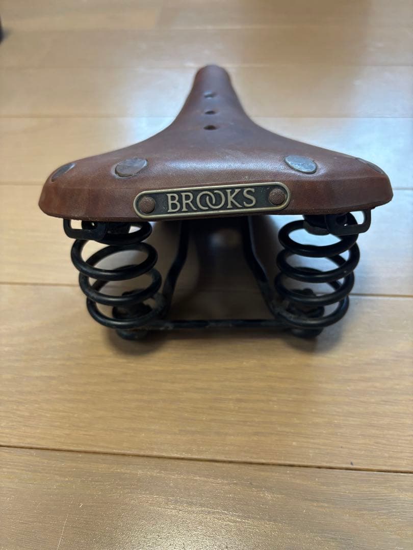 中古 BROOKS レザーサドル FLYYER ブラウン