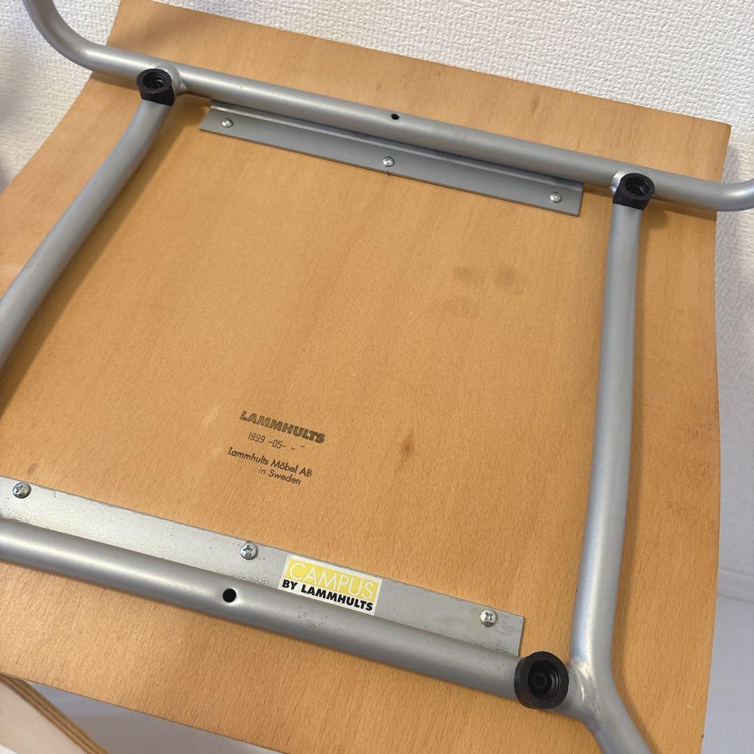 北欧レトロ LAMMHULTS CAMPUS ラムホルツ キャンパス 2脚セット