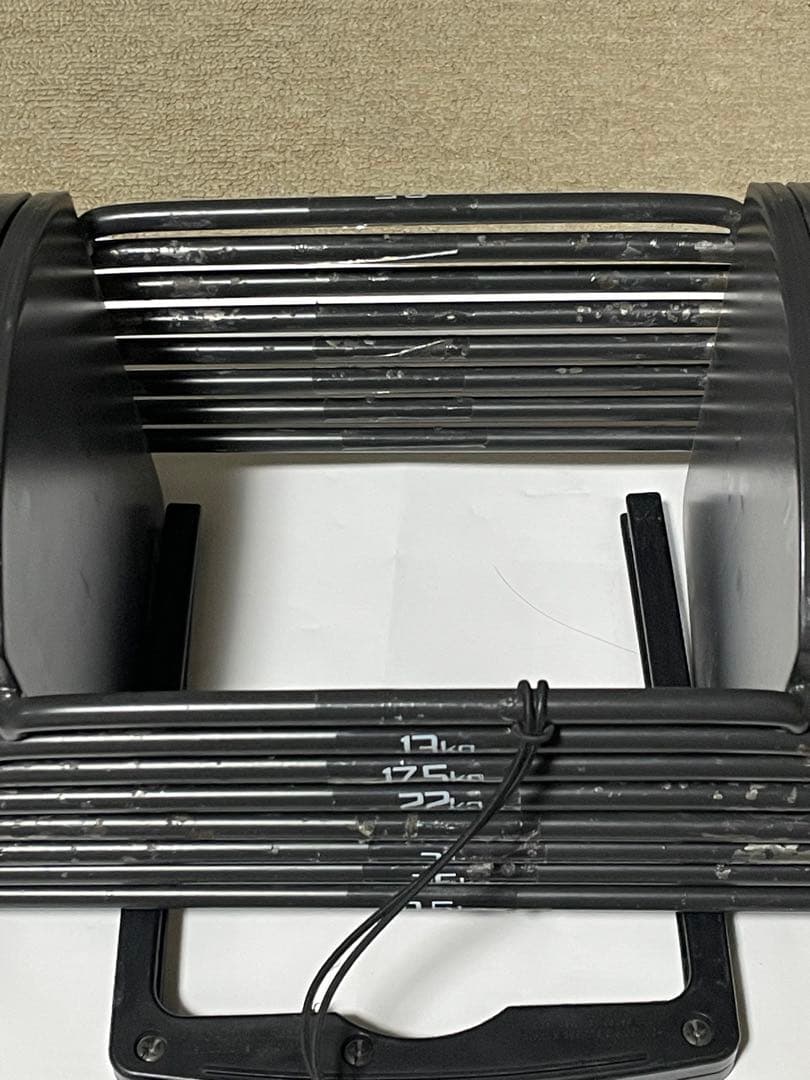 可変式ブロックダンベル 片方最大40.5kg×2 【手渡し】