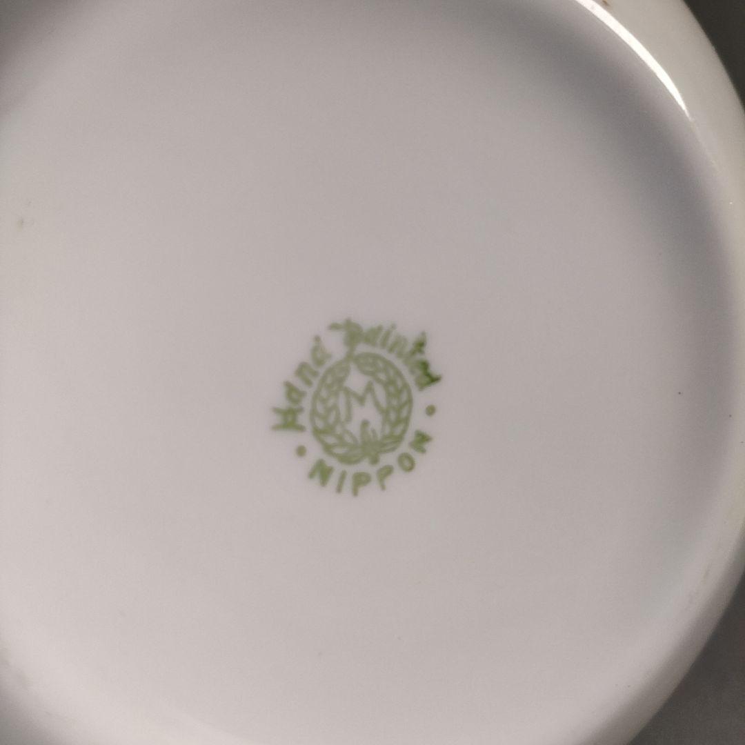 A1293-5/オールドノリタケ/果実図取手付ボウル17cm/飾鉢/懐石道具/