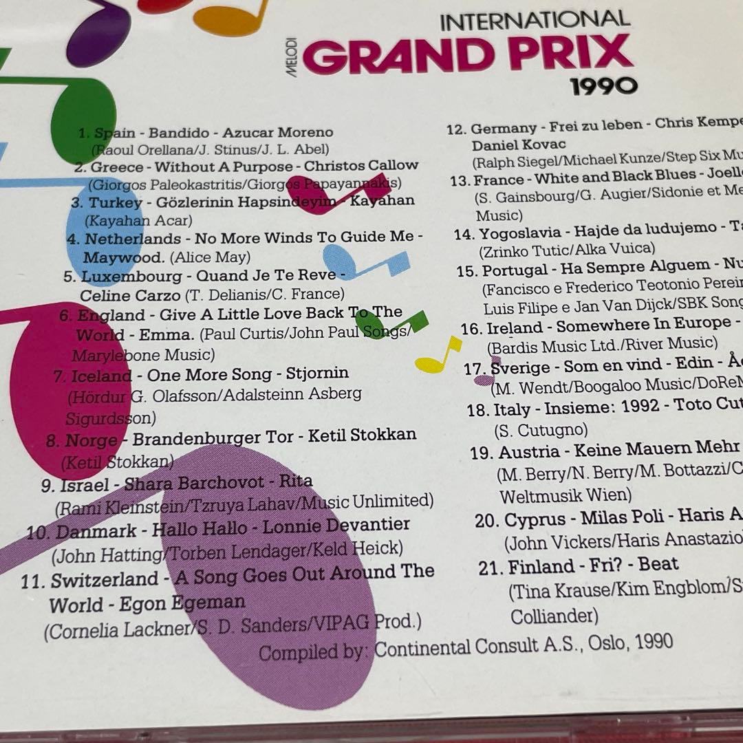INTERNATIONAL GRAND PRIX 1990 北欧AOR/POP