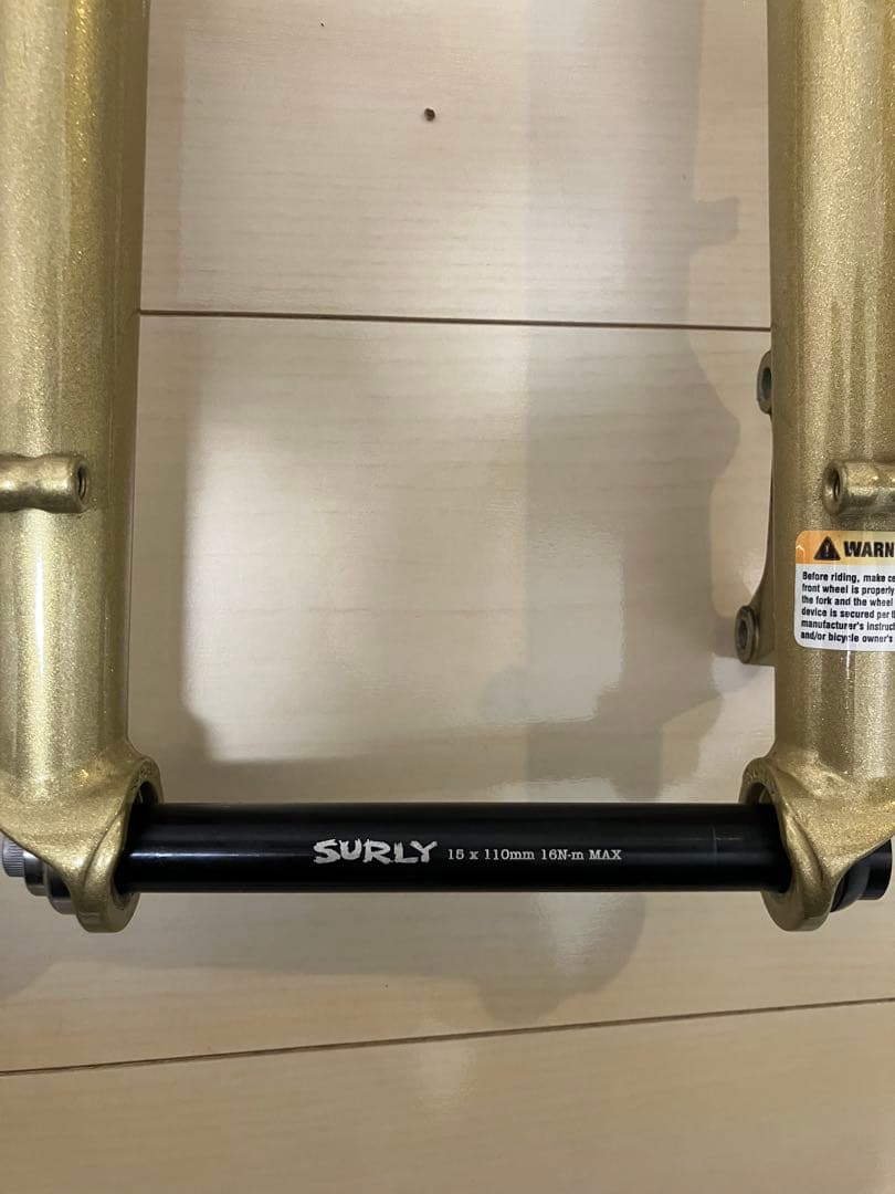 純正　surly フロントフォーク　カラテモンキー　karatemonkey