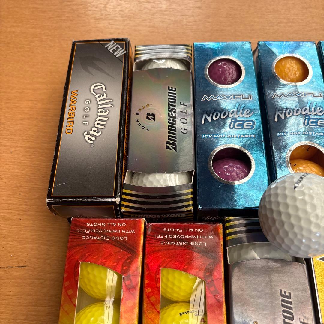 ゴルフボールセット複数色 Callaway Bridgestone Srixon