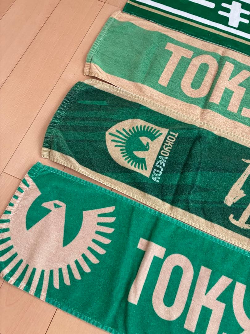 東京ヴェルディ　タオルマフラー　4本セット　応援　グッズ　アントラーズ　サッカー