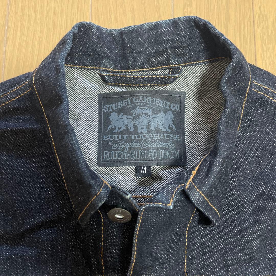 美品 stussy DENIM JACKET デニム ジャケット M オールド