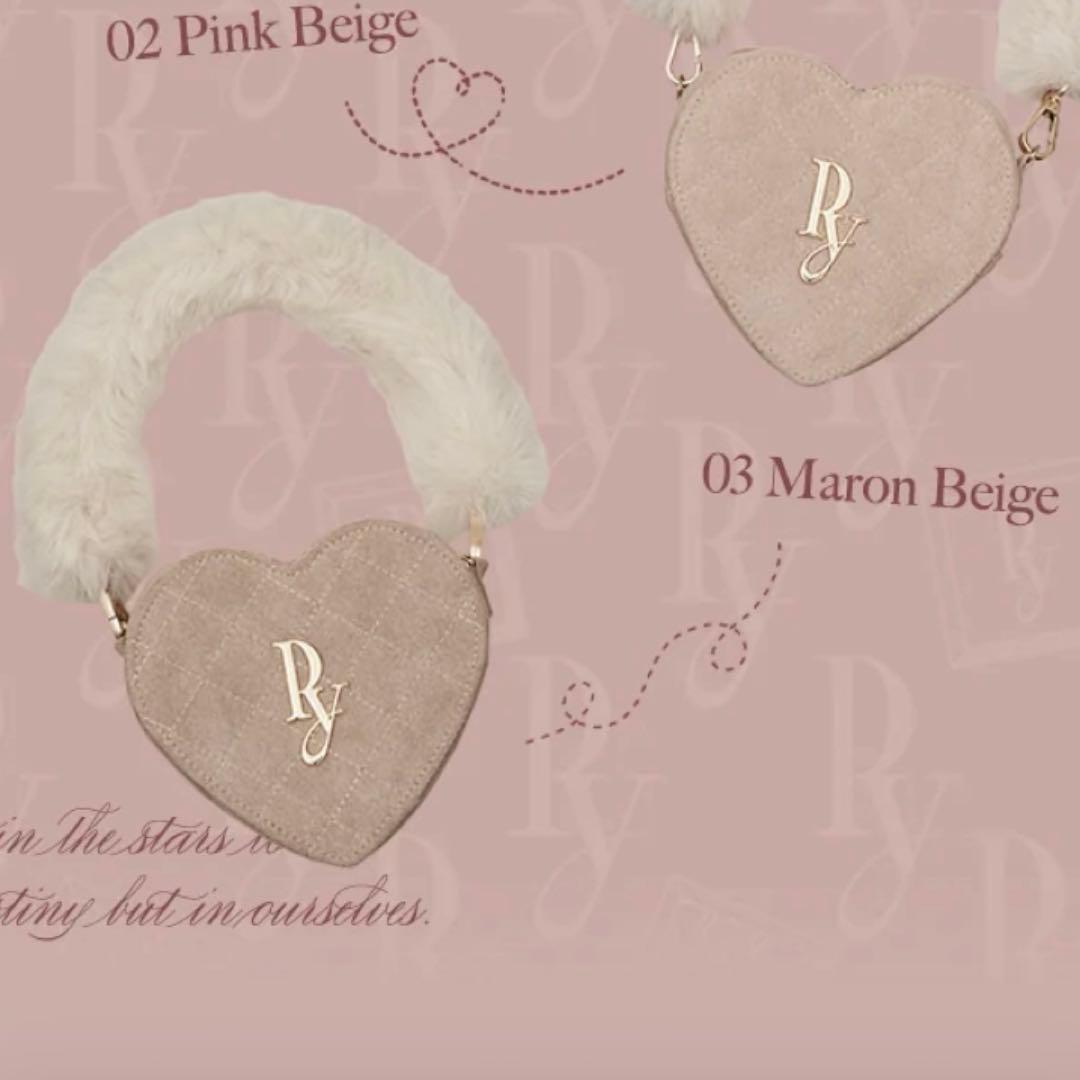 Peony ハートバッグ 03 marron beige