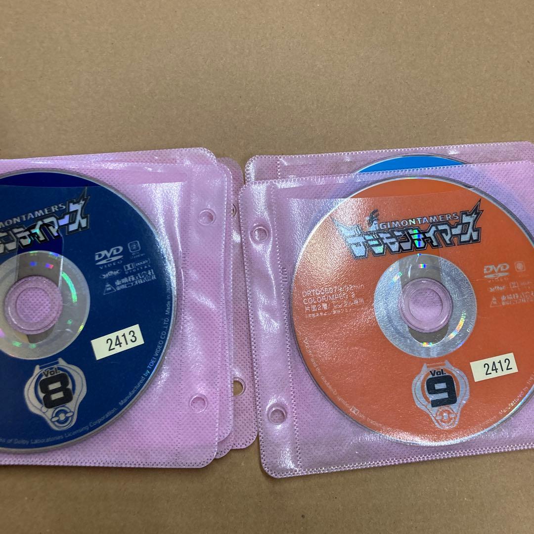 デジモンテイマーズDVD 全12巻セット　レンタル落ち