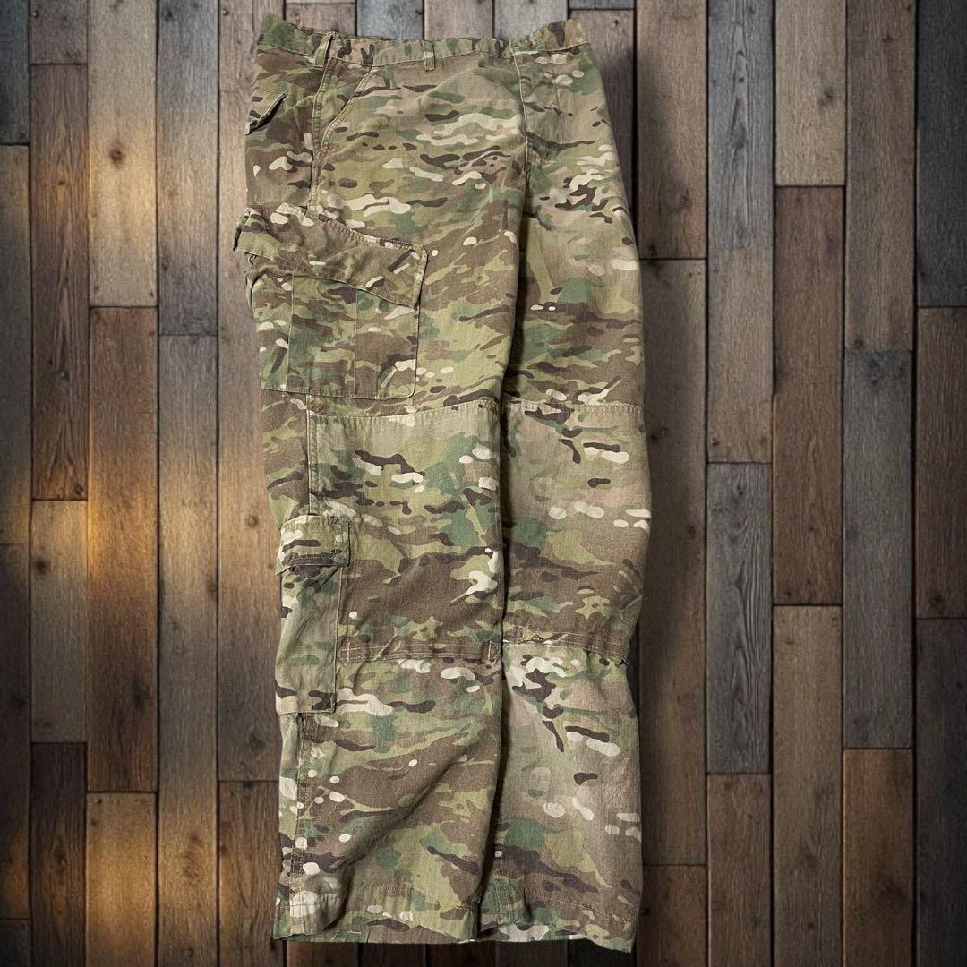 カ*ェ様 US ARMY 米軍 マルチカム 難燃 ダブルニー ミリタリーカーゴパ