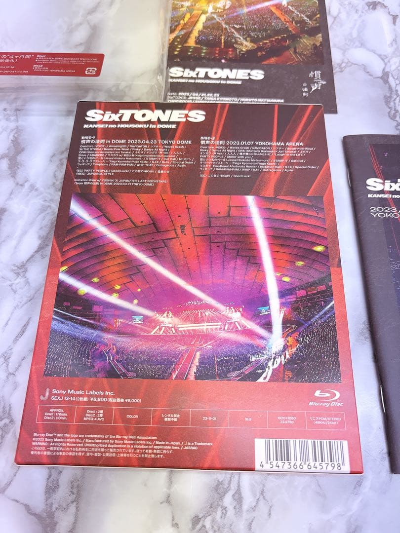 Blu-ray SixTONES/慣声の法則 in DOME〈初回盤・2枚組〉