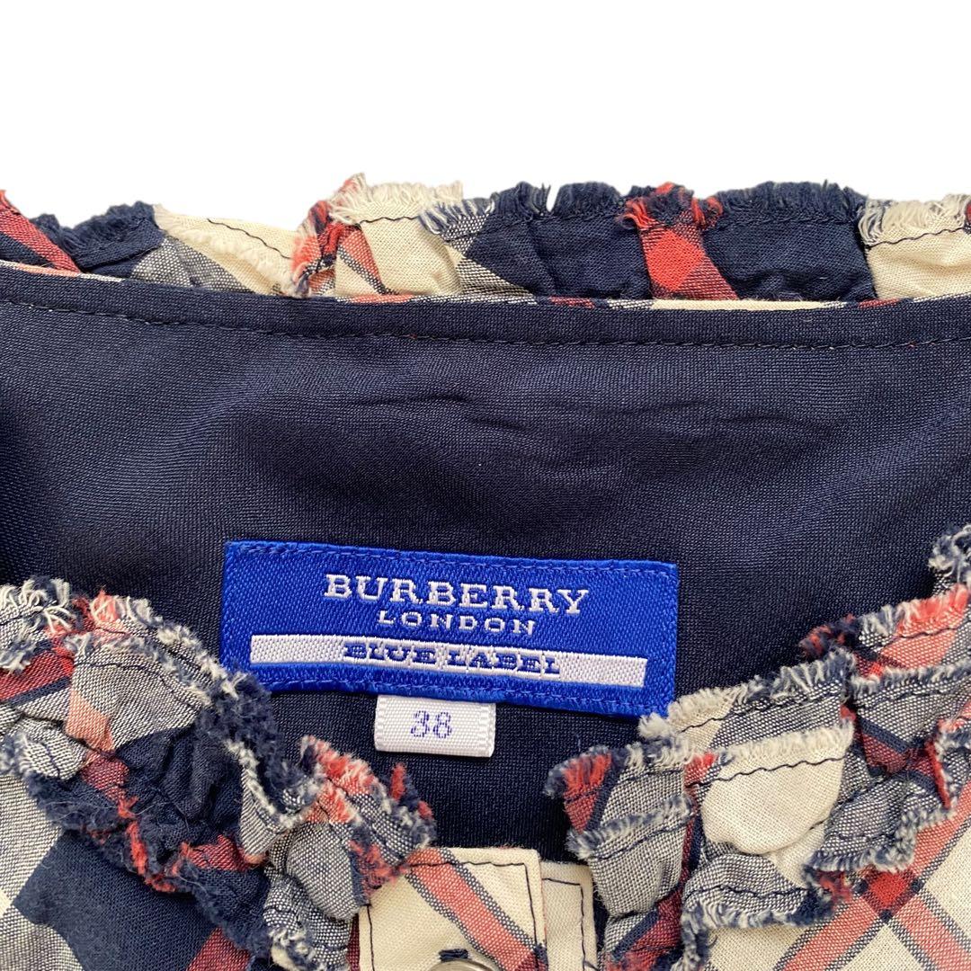 美品　BURBERRY BLUE LABEL 38 ワンピース　チェック