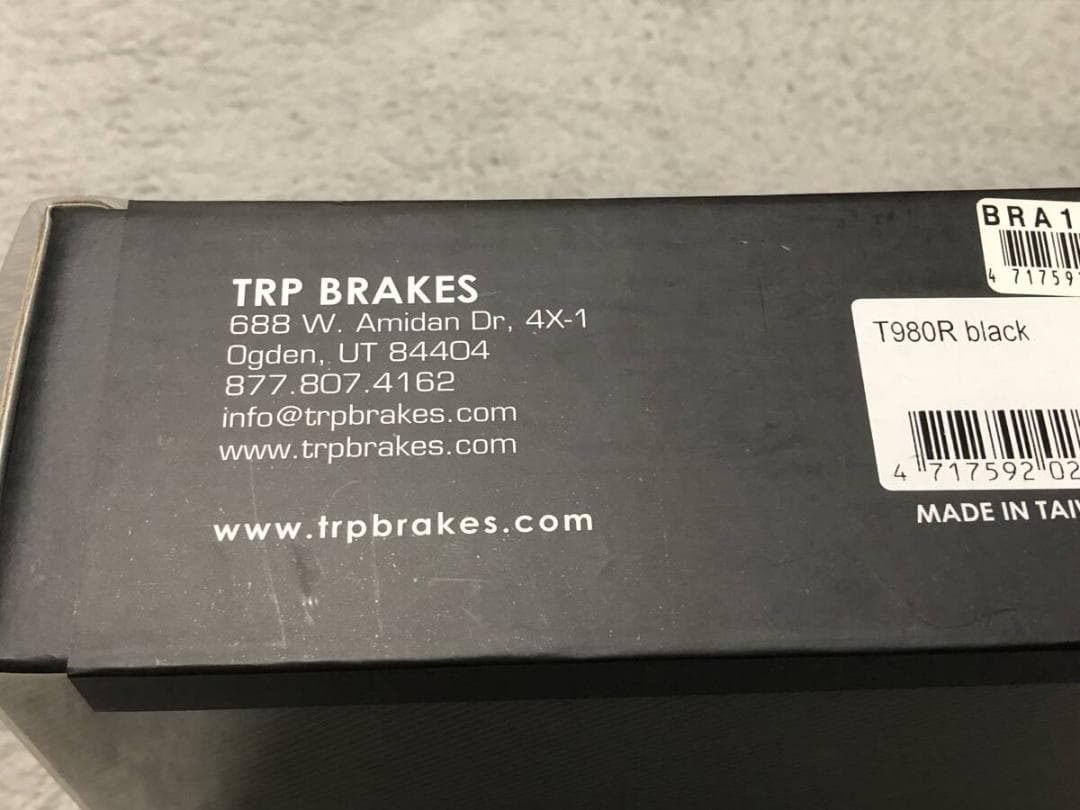 リ*コ様 TRP T980 ダイレクトマウントブレーキキャリパー リア 黒 新品