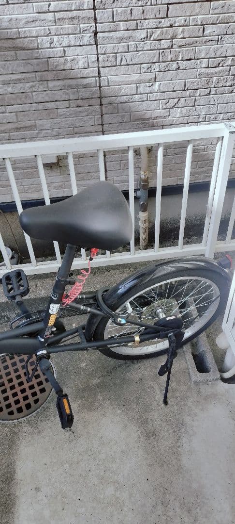 折りたたみ自転車 バスケット付き