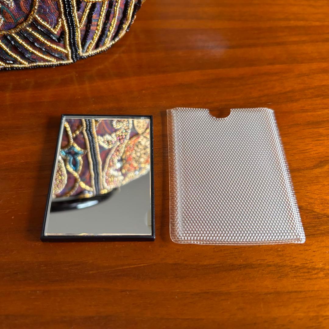 和装【 刺繍 ビーズバッグ 】がま口