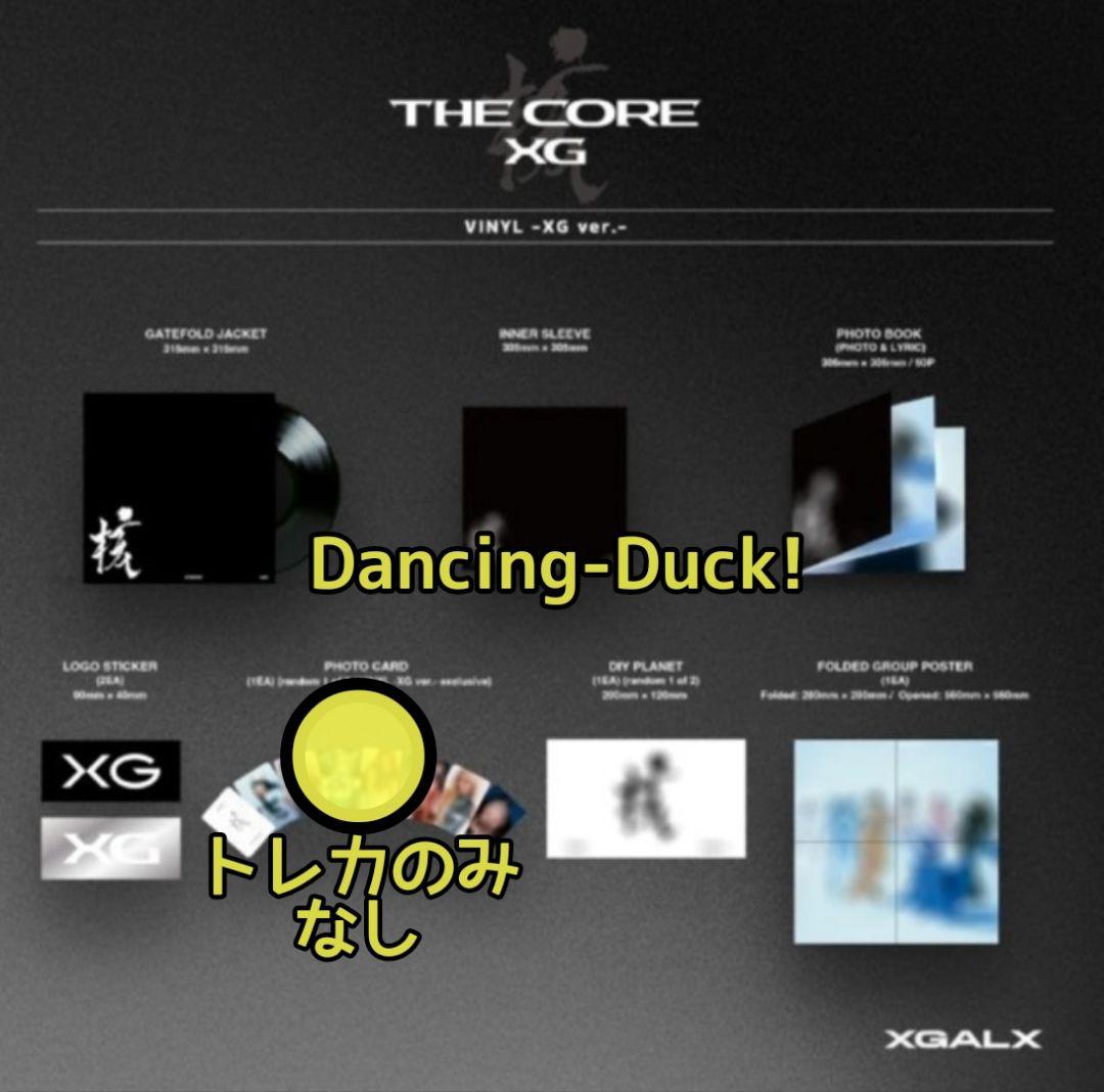さ*る様 XG THE CORE 核 VINYL レコード 開封済み トレカなし