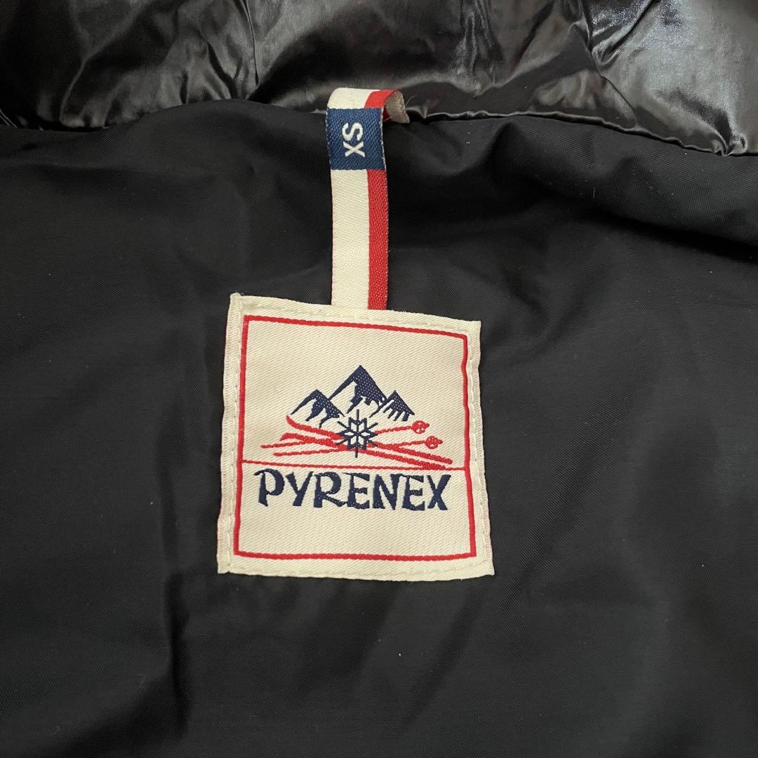 美品PYRENEXピレネックスダウンベスト XS 黒