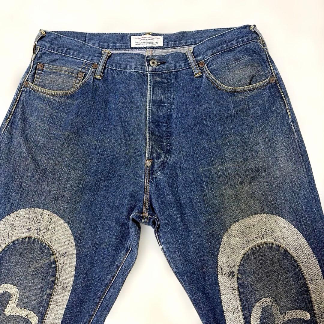よ*た様 【EVISU】希少サイズ38✖️34 デニムジーンズ　赤カモメ　ダブル