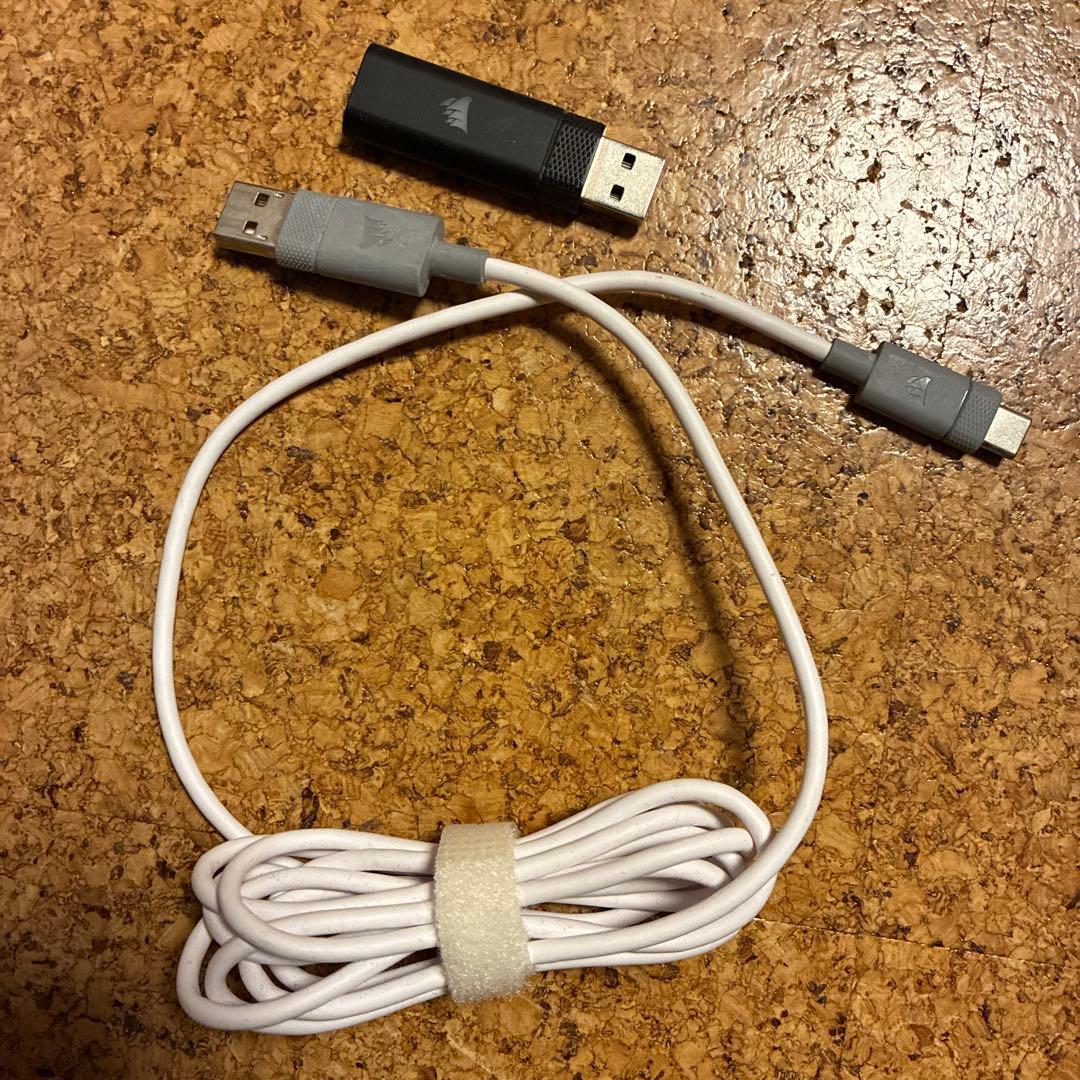 Corsair HS65 Wireless ゲーミングヘッドセットWhite