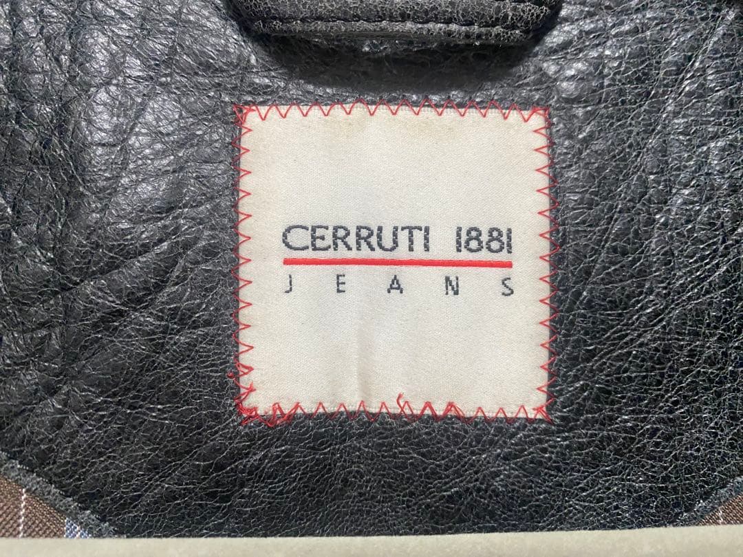 CERRUTI　セルッティ　未使用品　馬革　革ジャン　レザージャケット　M