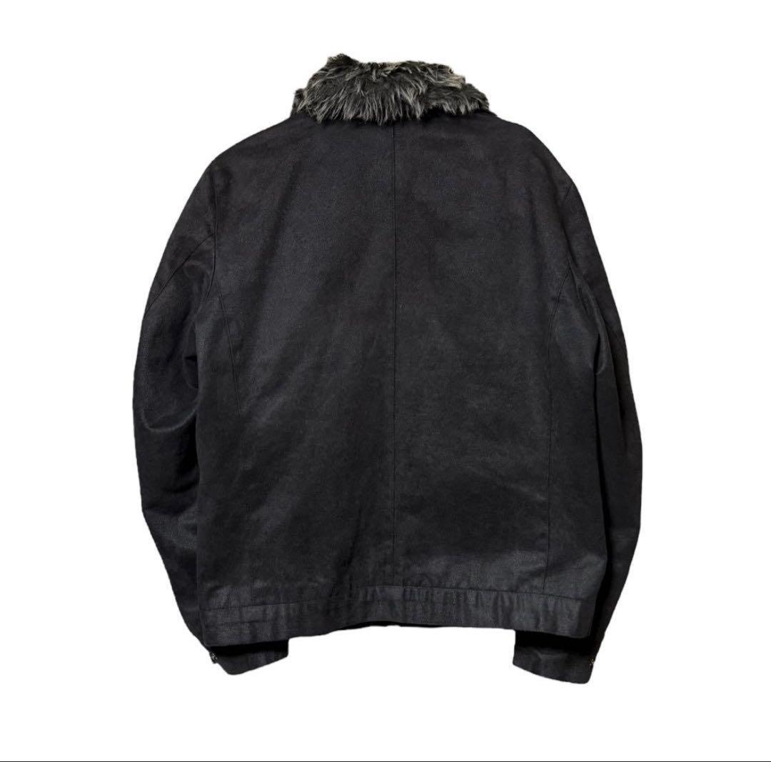 ジャケット・アウター 00s archive far collar biker jacket