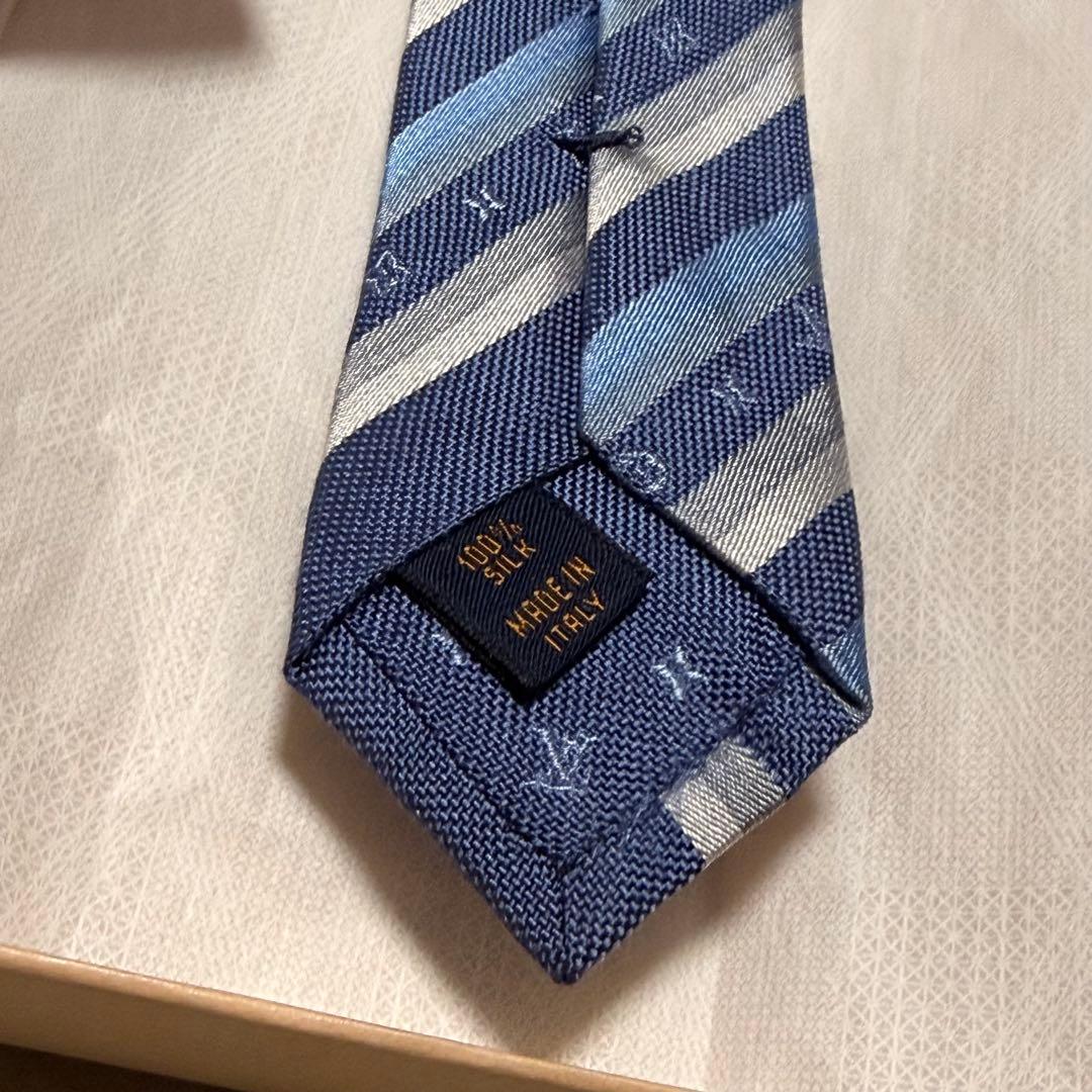 新品✨箱袋付❗️LV ヴィトンネクタイ メンズ シルク イタリア製
