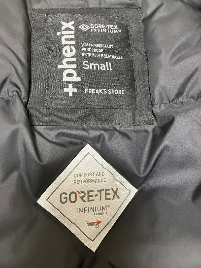 +phenix GORE-TEX INFINIUM ダウンベスト Sサイズ
