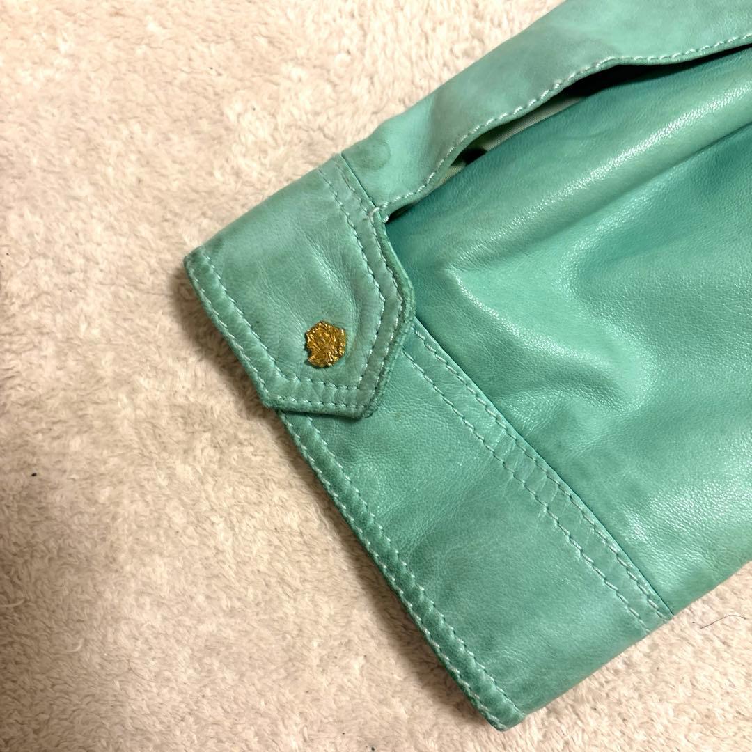 ジャケット・アウター 90s GIANNI VERSACE zip up lether jaket