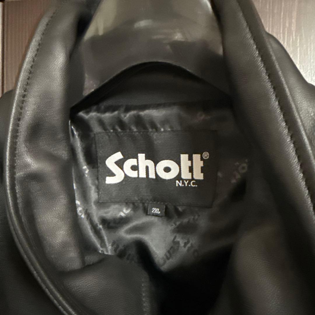 schott ショット レザー コーチジャケット