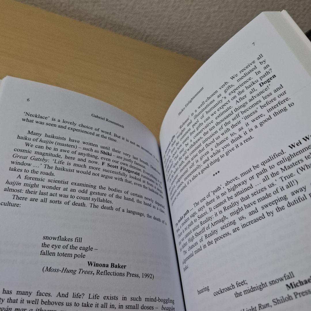 洋書 Gabriel Rosenstock Haiku Enlightenment