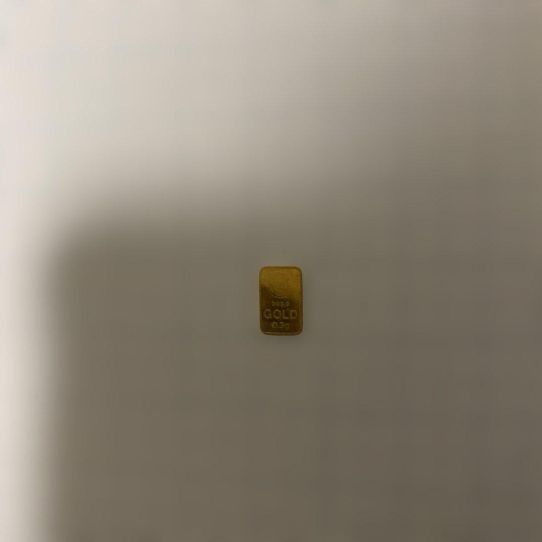 k24(純金)0.3g インゴット　レプリカ