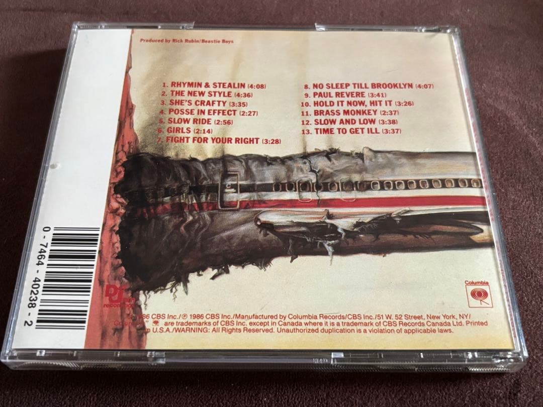レア　ビースティ・ボーイズBeastie Boys直筆サインCD ラップ　ロック