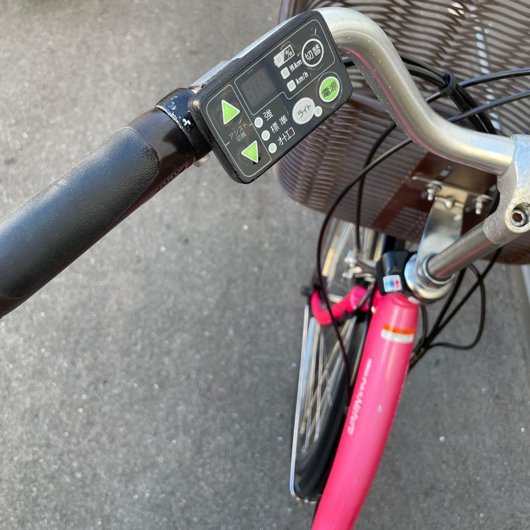 ヤマハ電動アシスト自転車26インチ ピンク