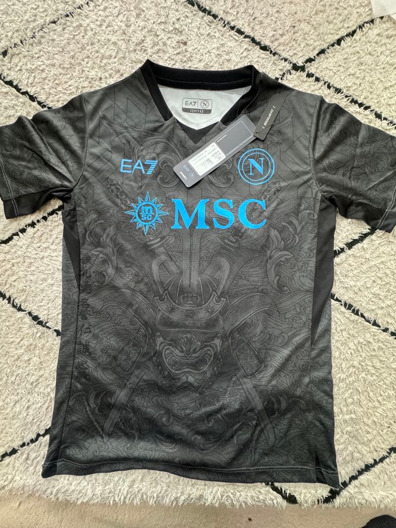 新品タグ付　SSC Napoli EA7 ジ ユニアユニフォーム 12Y ナポリ